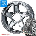 【タイヤ交換対象】ジムニーシエラ JB74W用 スタッドレス ブリヂストン ブリザック DM-V2 195/80R15 96Q キーラー タクティクス タイヤホイール4本セット