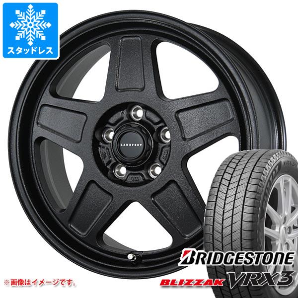 【タイヤ交換対象】スタッドレスタイヤ ブリヂストン ブリザック VRX3 225/60R17 99Q ＆ ランドフット GWD 7.0-17 タイヤホイール4本セット225/60-17 BRIDGESTONE BLIZZAK VRX3