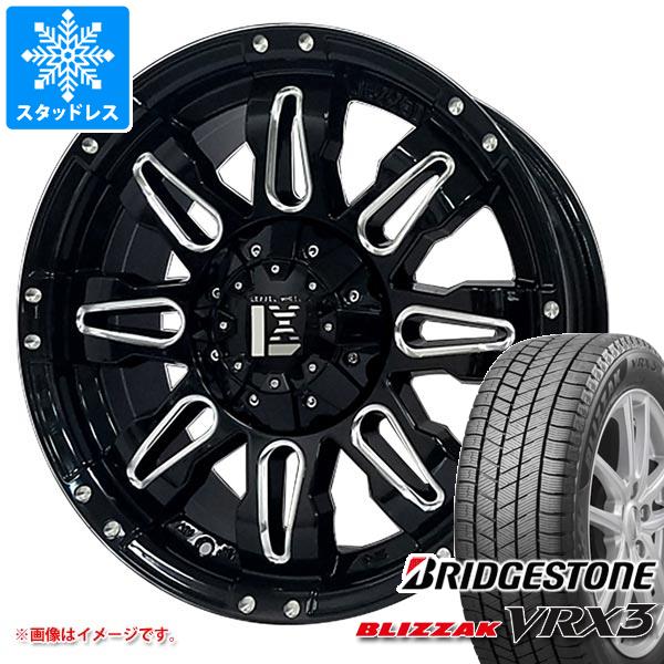 【タイヤ交換対象】デリカD:5用 スタッドレス ブリヂストン ブリザック VRX3 235/65R17 108Q XL オフビート レクセル バレーノ オフロードスタイル タイヤホイール4本セット