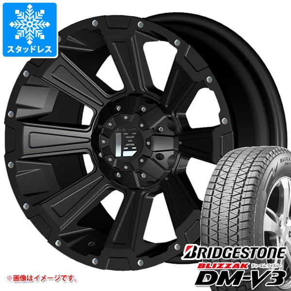 【タイヤ交換対象】FJクルーザー 10系用 2023年製 スタッドレス ブリヂストン ブリザック DM-V3 265/70R17 115Q オフビート レクセル オフロードスタイル デスロック タイヤホイール4本セット