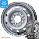 【タイヤ交換対象】スタッドレスタイヤ ブリヂストン W300 145/80R12 80/78N (145R12 6PR相当) ＆ シュヴァルツ MV 3.5-12 タイヤホイール4本セット145/80-12 BRIDGESTONE W300