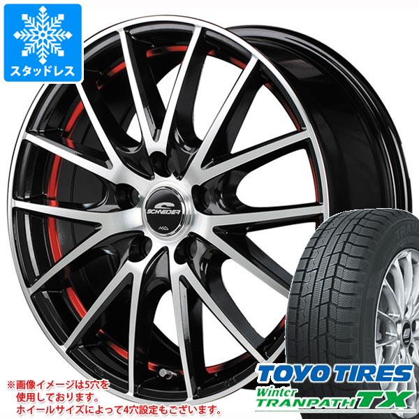 【タイヤ交換対象】スタッドレスタイヤ トーヨー ウィンタートランパス TX 215/60R16 95Q ＆ シュナイダー RX27 6.5-16 タイヤホイール4本セット215/60-16 TOYO Winter TRANPATH TX