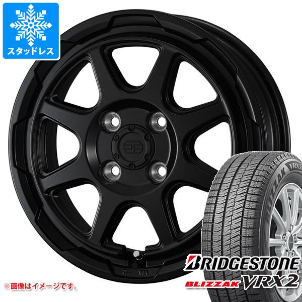 【タイヤ交換対象】キャリイ DA16T用 スタッドレス ブリヂストン ブリザック VRX2 165/60R15 77Q スタットベルク タイヤホイール4本セット