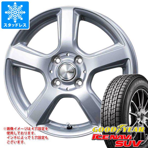 【タイヤ交換対象】ホンダ Z PA1用 スタッドレス グッドイヤー アイスナビ SUV 175/80R15 90Q シビラ V-88 タイヤホイール4本セット