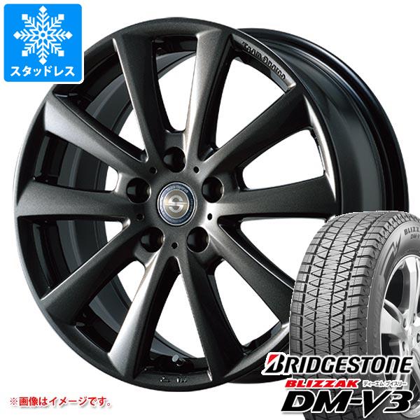 【タイヤ交換対象】ポルシェ カイエン 958用 スタッドレス ブリヂストン ブリザック DM-V3 255/55R18 109Q XL チームスパルコ ヴァローザ タイヤホイール4本セット