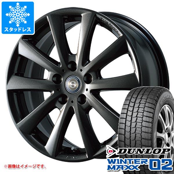 【タイヤ交換対象】ボルボ V40 MB/MD系用 スタッドレス ダンロップ ウインターマックス02 WM02 205/50R17 93T XL チームスパルコ ヴァローザ タイヤホイール4本セット