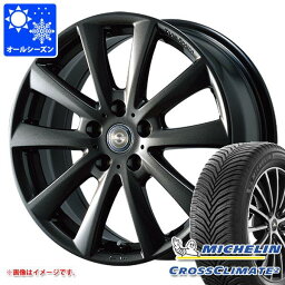 【タイヤ交換対象】VW ポロ 6R系用 オールシーズンタイヤ ミシュラン クロスクライメート2 215/40R17 87W XL チームスパルコ ヴァローザ タイヤホイール4本セット