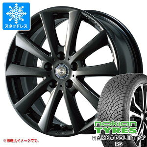 【タイヤ交換対象】メルセデスベンツ W251 Rクラス用 スタッドレス ノキアン ハッカペリッタ R5 SUV 255/55R18 109R XL チームスパルコ ヴァローザ タイヤホイール4本セット