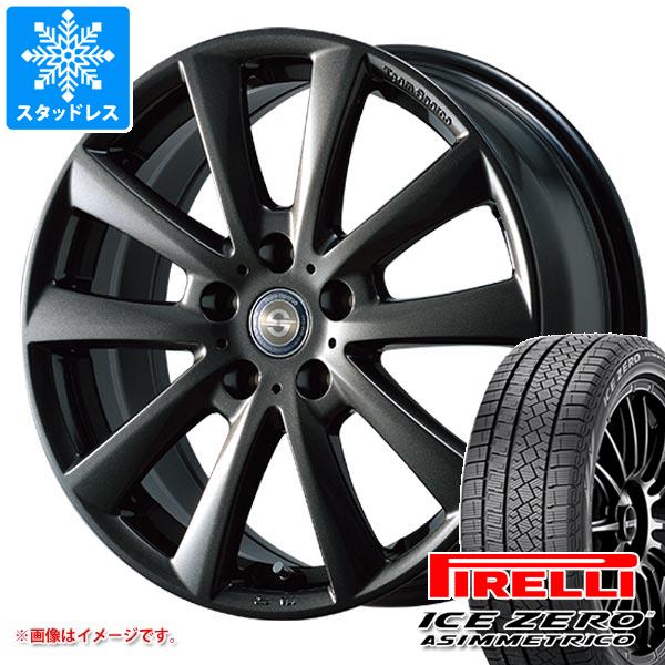 【タイヤ交換対象】VW パサート 新型3C系用 スタッドレス ピレリ アイスゼロアシンメトリコ 235/45R18 98H XL チームスパルコ ヴァローザ タイヤホイール4本セット