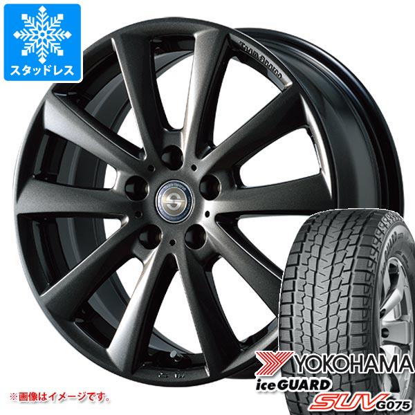 【タイヤ交換対象】ポルシェ マカン用 スタッドレス ヨコハマ アイスガード SUV G075 235/60R18 107Q XL チームスパルコ ヴァローザ タイヤホイール4本セット