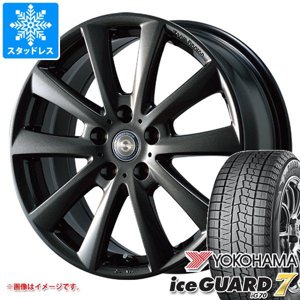 【タイヤ交換対象】アウディ A5 F5系用 スタッドレス ヨコハマ アイスガードセブン iG70 245/40R18 93Q チームスパルコ ヴァローザ タイヤホイール4本セット