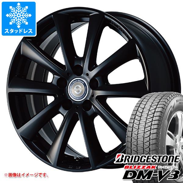 【タイヤ交換対象】アルファロメオ ステルヴィオ用 スタッドレス ブリヂストン ブリザック DM-V3 235/65R17 108Q XL チームスパルコ ヴァローザ タイヤホイール4本セット