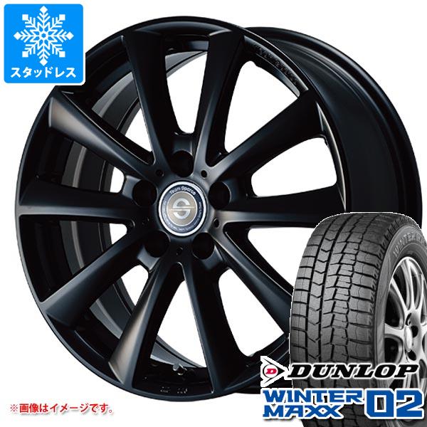 【タイヤ交換対象】アルファロメオ MiTo用 スタッドレス ダンロップ ウインターマックス02 WM02 195/55R16 87Q チームスパルコ ヴァローザ タイヤホイール4本セット