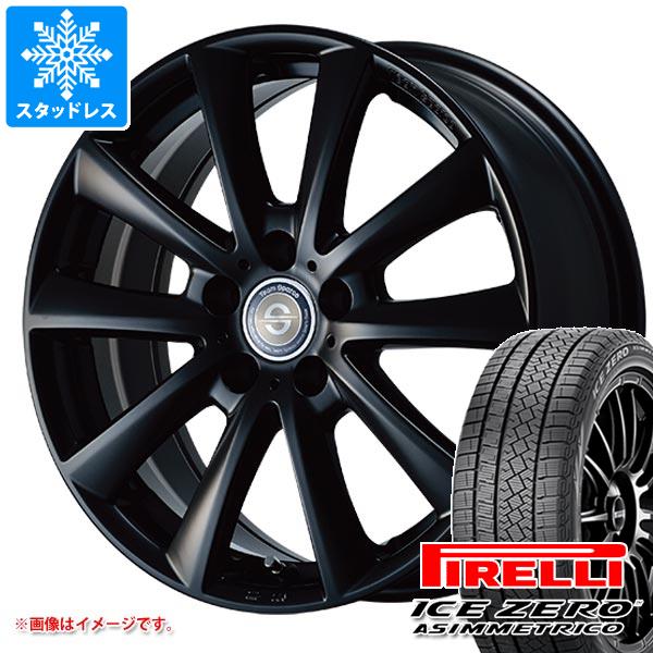 【タイヤ交換対象】アルファロメオ MiTo用 スタッドレス ピレリ アイスゼロアシンメトリコ 215/45R17 91H XL チームスパルコ ヴァローザ タイヤホイール4本セット 1