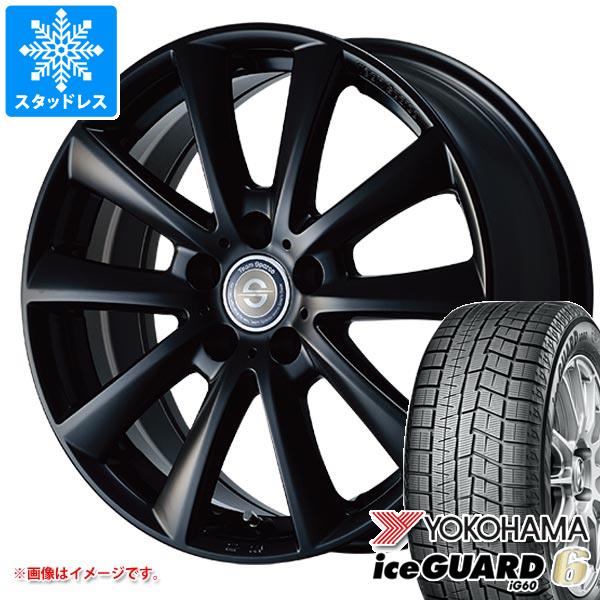 【タイヤ交換対象】アルファロメオ MiTo用 スタッドレス ヨコハマ アイスガードシックス iG60 215/45R17 87Q チームスパルコ ヴァローザ タイヤホイール4本セット