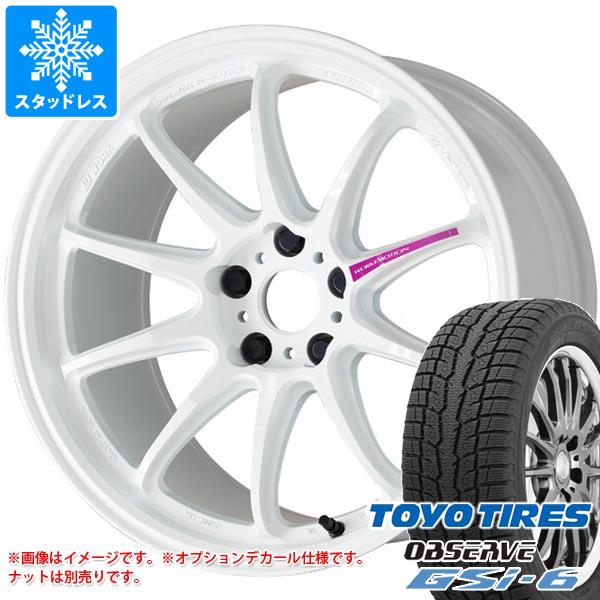 【タイヤ交換対象】2025年製 スタッドレスタイヤ トーヨー オブザーブ GSi-6 225/65R17 102Q ＆ ワーク エモーション ZR10 7.0-17 タイヤホイール4本セット225/65-17 TOYO OBSERVE GSi-6