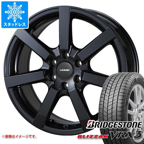 【タイヤ交換対象】キャデラック XT5 C1系用 スタッドレス ブリヂストン ブリザック VRX3 235/65R18 106Q U.Sデザイン キャスラー タイヤホイール4本セット