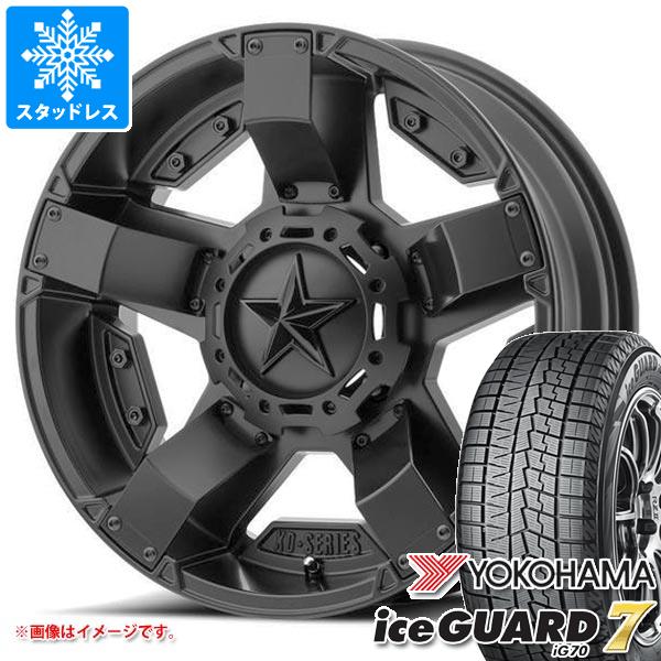 【タイヤ交換対象】RAV4 50系用 スタッドレス ヨコハマ アイスガードセブン iG70 225/65R17 102Q KMC XD811 ロックスター2 タイヤホイール4本セット