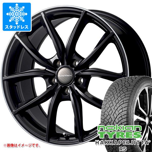 【タイヤ交換対象】マセラティ クワトロポルテ MQP系用 スタッドレス ノキアン ハッカペリッタ R5 EV 245/45R19 102T XL ユーロテック MPライン タイヤホイール4本セット