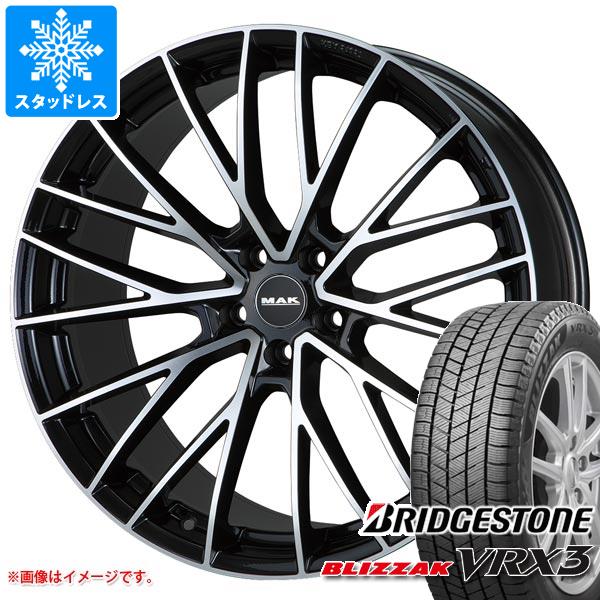【タイヤ交換対象】マセラティ グレカーレ MGR系用 スタッドレス ブリヂストン ブリザック VRX3 235/55R19 101Q MAK スぺシャーレ タイヤホイール4本セット