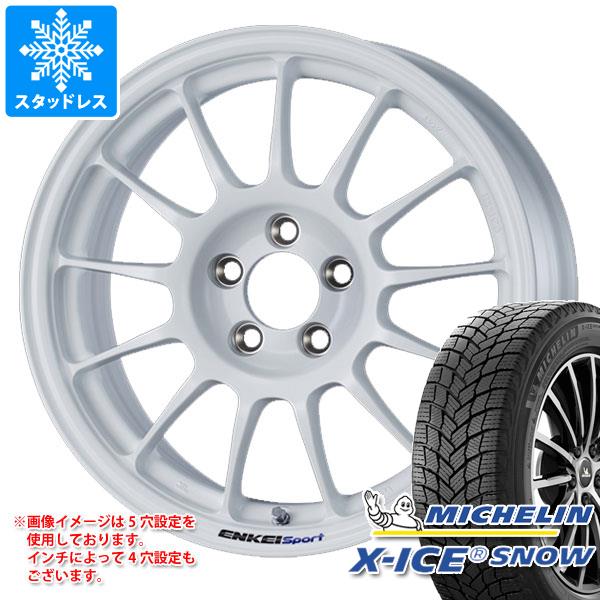 【タイヤ交換対象】スタッドレスタイヤ ミシュラン エックスアイススノー 195/65R15 95T XL ＆ エンケイ スポーツ RC-T5 6.5-15 タイヤホイール4本セット195/65-15 MICHELIN X-ICE SNOW