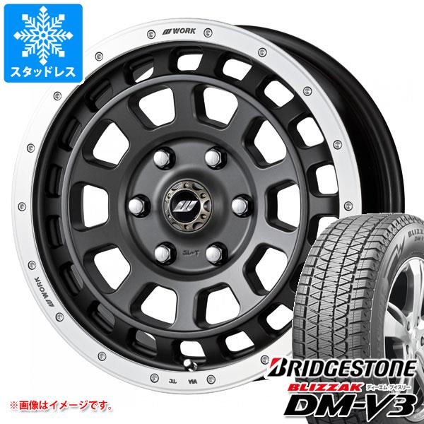 【タイヤ交換対象】ハイラックス 120系用 スタッドレス ブリヂストン ブリザック DM-V3 265/65R17 112Q ワーク クラッグ T-グラビック タイヤホイール4本セット