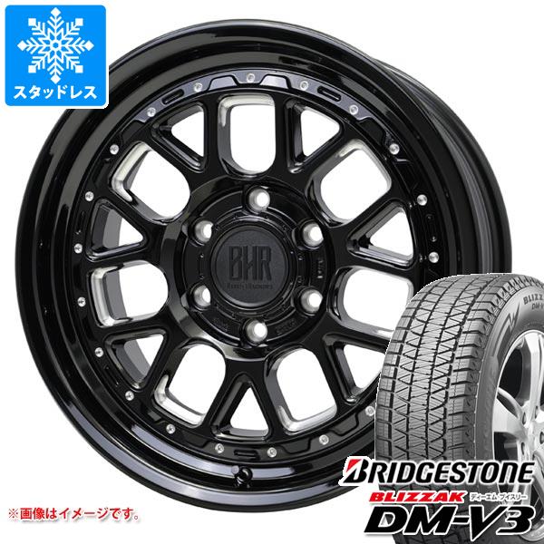 【タイヤ交換対象】NV350キャラバン E26用 スタッドレス ブリヂストン ブリザック DM-V3 215/70R16 100Q バークレイハードロック ヒューロン タイヤホイール4本セット