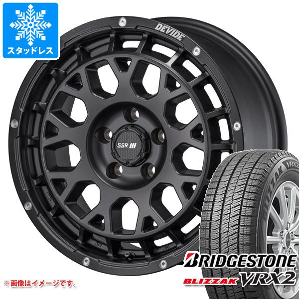 【タイヤ交換対象】T31エクストレイル用 スタッドレス ブリヂストン ブリザック VRX2 215/65R16 98Q SSR ディバイド G:M タイヤホイール4本セット