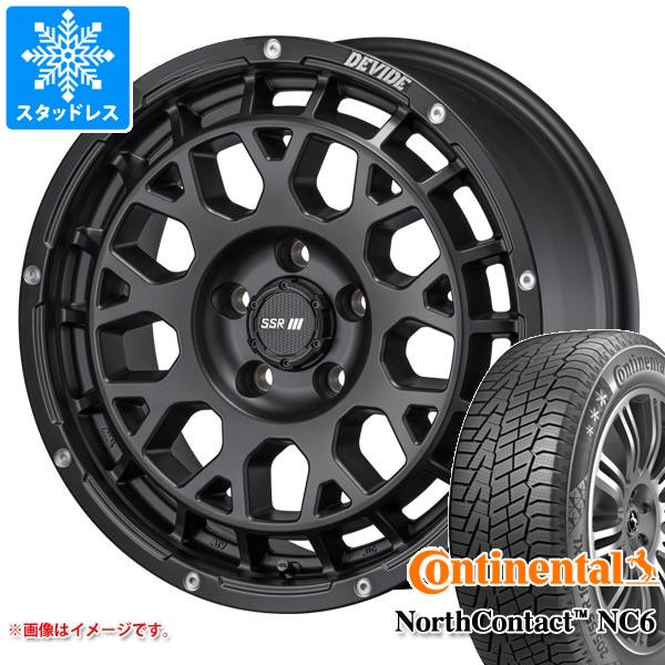 【タイヤ交換対象】CX-5 KE/KF系用 スタッドレス コンチネンタル ノースコンタクト NC6 235/65R17 108T XL SSR ディバイド G:M タイヤホイール4本セット