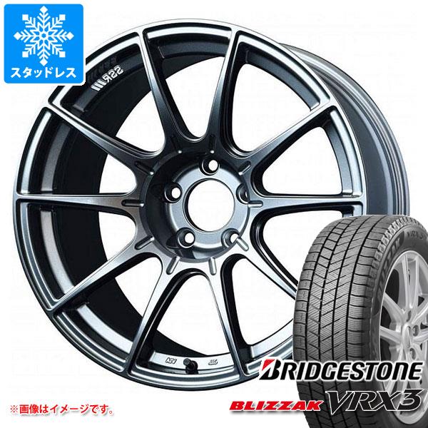 【タイヤ交換対象】2025年製 スタッドレスタイヤ ブリヂストン ブリザック VRX3 225/65R17 102Q ＆ SSR GTX01 8.0-17 タイヤホイール4本セット225/65-17 BRIDGESTONE BLIZZAK VRX3