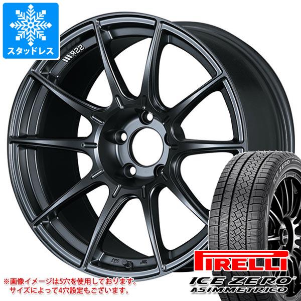 【タイヤ交換対象】スタッドレスタイヤ ピレリ アイスゼロアシンメトリコ 245/40R18 97H XL ＆ SSR GTX01 8.5-18 タイヤホイール4本セット245/40-18 PIRELLI ICE ZERO ASIMMETRICO