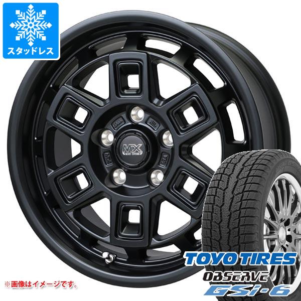 【タイヤ交換対象】CX-8 KG系用 2025年製 スタッドレス トーヨー オブザーブ GSi-6 225/65R17 102Q マッドクロス アイヴァー タイヤホイール4本セット