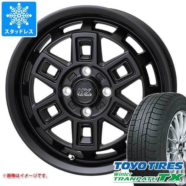 【タイヤ交換対象】ハイゼットトラック S500系用 スタッドレス トーヨー ウィンタートランパス TX 165/65R14 79Q マッドクロス アイヴァー タイヤホイール4本セット