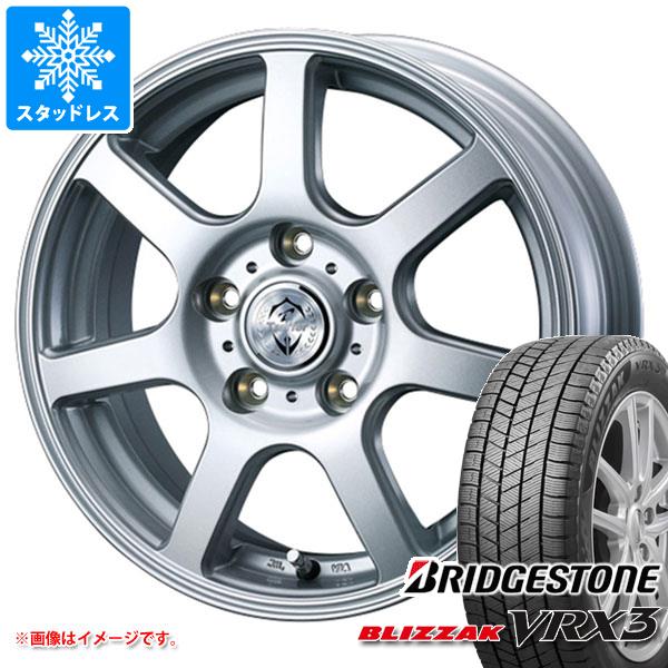 【タイヤ交換対象】i-MiEV (アイミーブ) HA3W用 スタッドレス ブリヂストン ブリザック VRX3 前 145/65R15 72Q 後 175/55R15 77Q トレファー ZR タイヤホイール4本セット