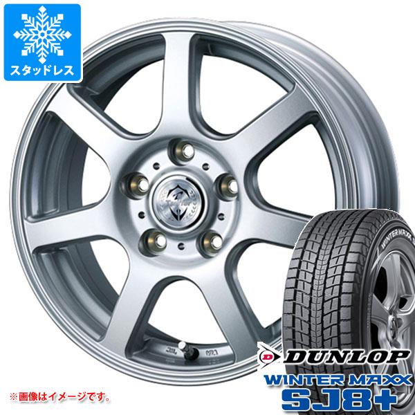 【タイヤ交換対象】ホンダ Z PA1用 スタッドレス ダンロップ ウインターマックス SJ8 プラス 175/80R15 90Q トレファー ZR タイヤホイール4本セット