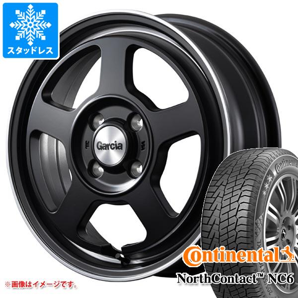 【タイヤ交換対象】ハスラー用 スタッドレス コンチネンタル ノースコンタクト NC6 165/65R14 79T ガルシア シカゴ5 タイヤホイール4本セット