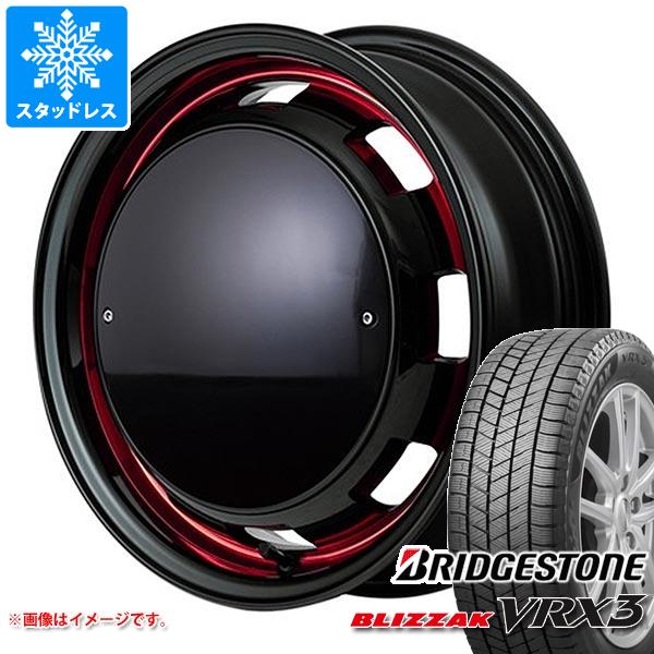 【タイヤ交換対象】アトレーワゴン S300系用 2025年製 スタッドレス ブリヂストン ブリザック VRX3 165/65R14 79Q ガルシア シスコ ポップ タイヤホイール4本セット