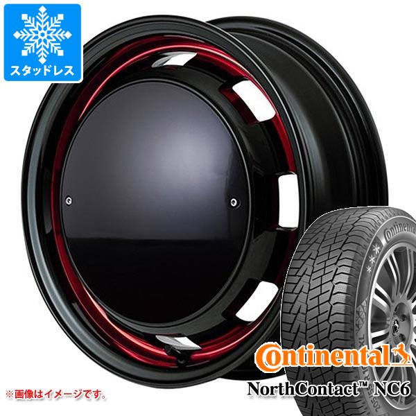 【タイヤ交換対象】ハスラー用 スタッドレス コンチネンタル ノースコンタクト NC6 165/60R15 77T ガルシア シスコ ポップ タイヤホイール4本セット
