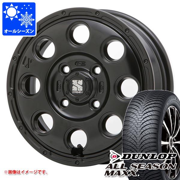 【タイヤ交換対象】アトレーワゴン S300系用 オールシーズンタイヤ ダンロップ オールシーズンマックス AS1 145/80R13 75S MLJ エクストリームJ KK03 4.0-13 タイヤホイール4本セット