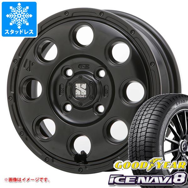 【タイヤ交換対象】エブリイワゴン DA17W用 スタッドレス グッドイヤー アイスナビ8 155/70R13 75Q MLJ エクストリームJ KK03 タイヤホイール4本セット