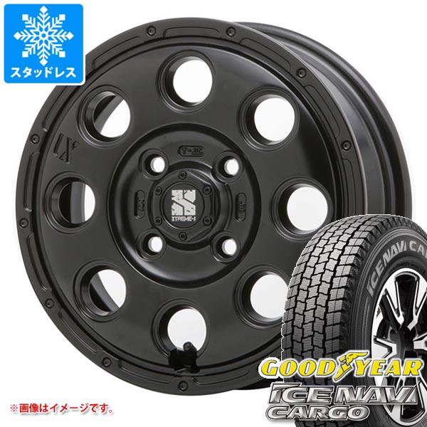 【タイヤ交換対象】キャリイ DA16T用 スタッドレス グッドイヤー アイスナビカーゴ 145/80R12 80/78N (145R12 6PR相当) MLJ エクストリームJ KK03 タイヤホイール4本セット