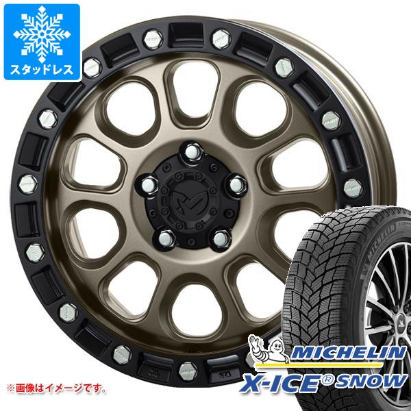 【タイヤ交換対象】アウトランダー GF/GG系用 スタッドレス ミシュラン エックスアイススノー SUV 225/65R17 106T XL MKW M204 タイヤホイール4本セット