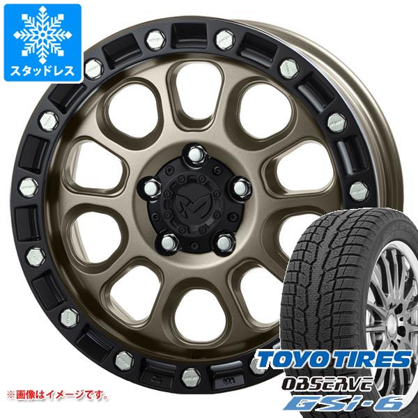 【タイヤ交換対象】ジープ ラングラー JK/JL系用 スタッドレス トーヨー オブザーブ GSi-6 265/70R17 115Q MKW M204 タイヤホイール4本セット
