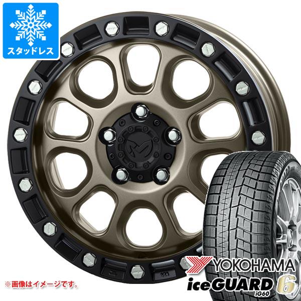 【タイヤ交換対象】T31エクストレイル用 スタッドレス ヨコハマ アイスガードシックス iG60 215/65R16 98Q MKW M204 タイヤホイール4本セット