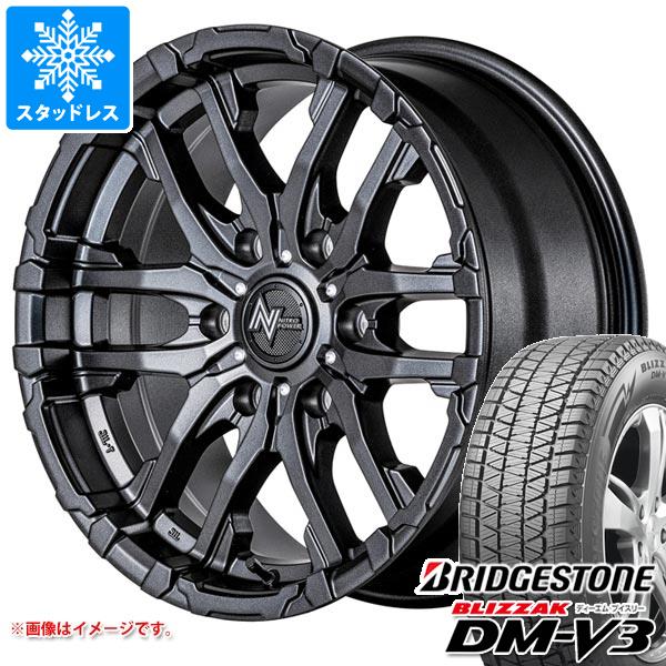 【タイヤ交換対象】ハイエース 200系用 スタッドレス ブリヂストン ブリザック DM-V3 215/70R16 100Q ナイトロパワー M26 クロスファング タイヤホイール4本セット