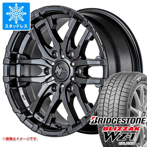 【タイヤ交換対象】トヨタ ハイエース 200系用 スタッドレス ブリヂストン ブリザック WZ-1 215/70R16 100Q ナイトロパワー M26 クロスファング タイヤホイール4本セット