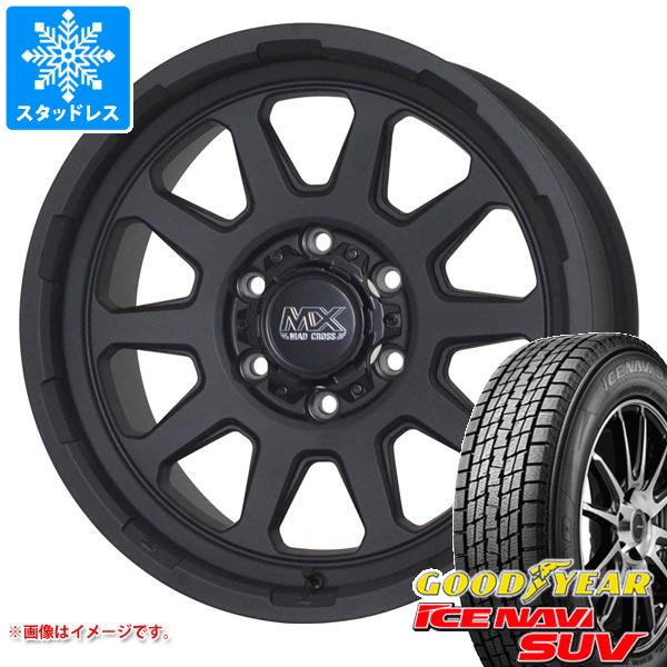 【タイヤ交換対象】ハイラックス 120系用 スタッドレス グッドイヤー アイスナビ SUV 265/60R18 110Q マッドクロスレンジャー タイヤホイール4本セット