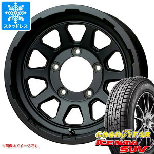 【タイヤ交換対象】ジムニーシエラ JB74W用 スタッドレス グッドイヤー アイスナビ SUV 195/80R15 96Q マッドクロスレンジャー タイヤホイール4本セット