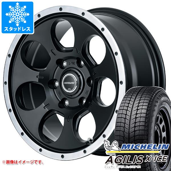 【タイヤ交換対象】NV350キャラバン E26用 スタッドレス ミシュラン アジリス エックスアイス 195/80R15LT 107/105R ロードマックス WO-7 タイヤホイール4本セット