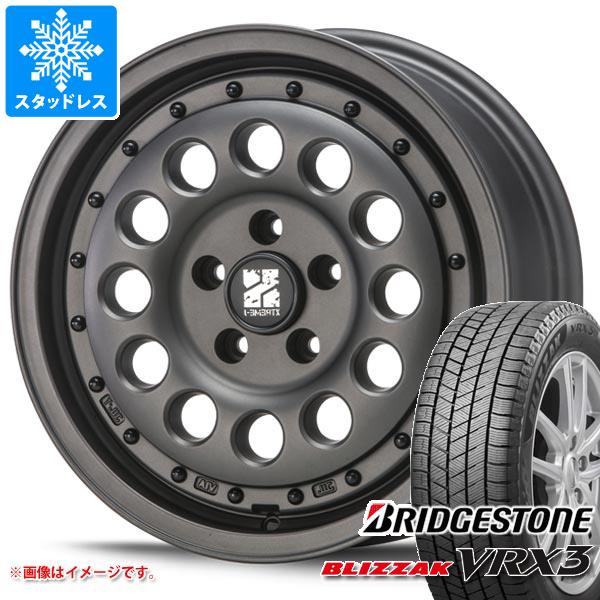 【タイヤ交換対象】T31エクストレイル用 スタッドレス ブリヂストン ブリザック VRX3 225/70R16 103Q MLJ エクストリームJ ラギッド タイヤホイール4本セット